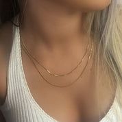 14k gold dainty necklaces 