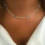 Evil eye necklace