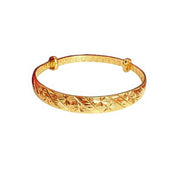 Gold bangle bracelet