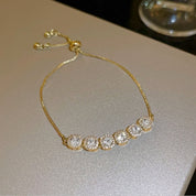 Multi diamond tennis bracelet