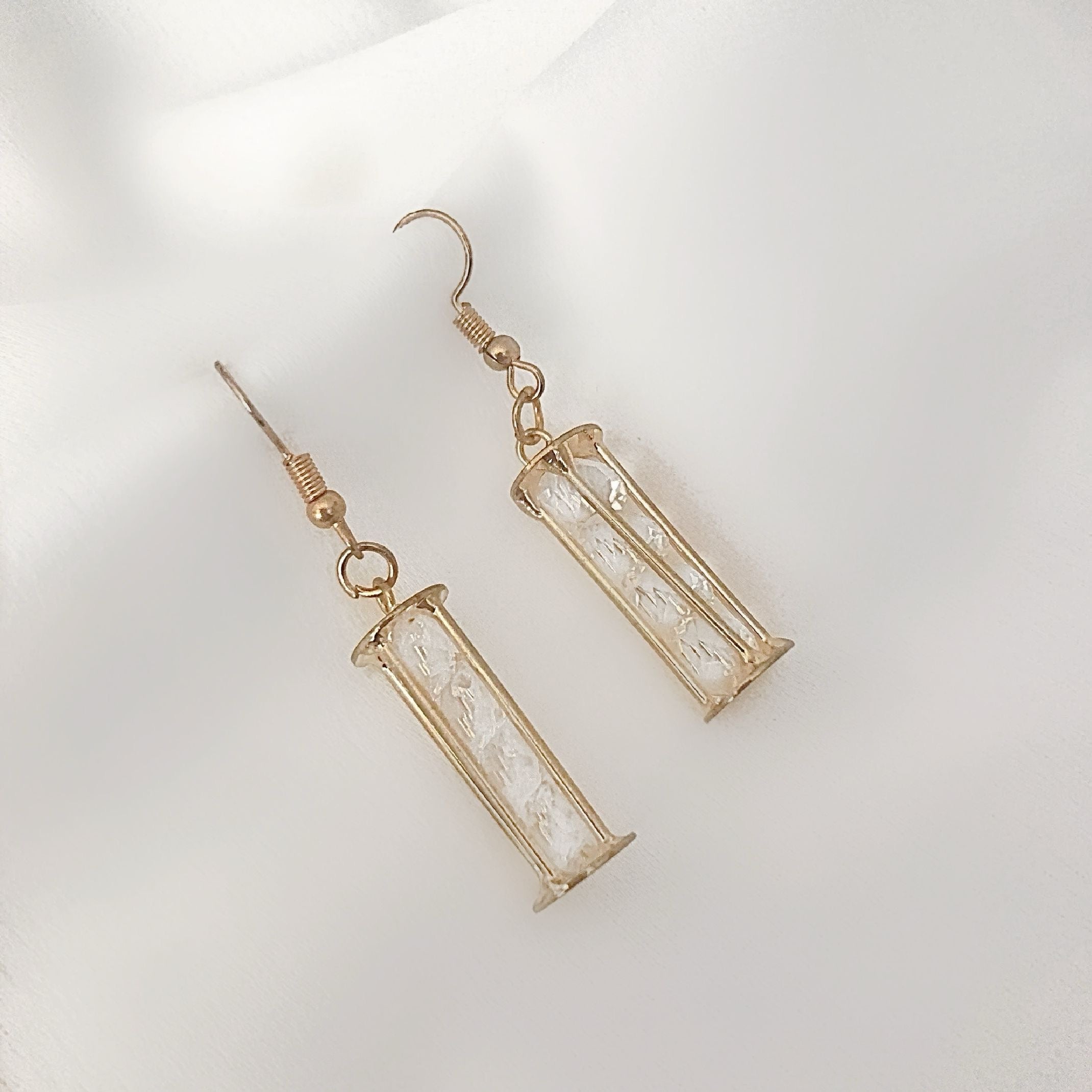 Vintage crystal earrings 
