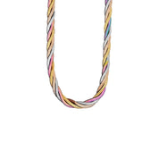 Snakeskin twist necklace