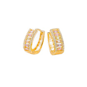 Pastel hoop earrings