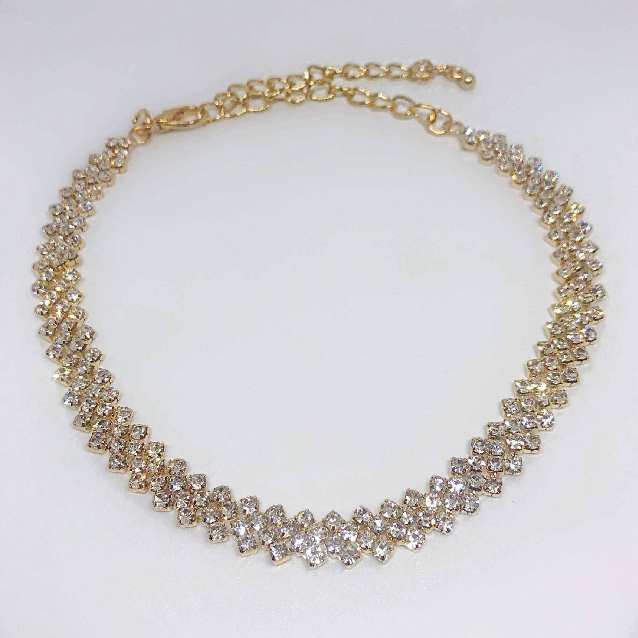 Diamond choker necklace