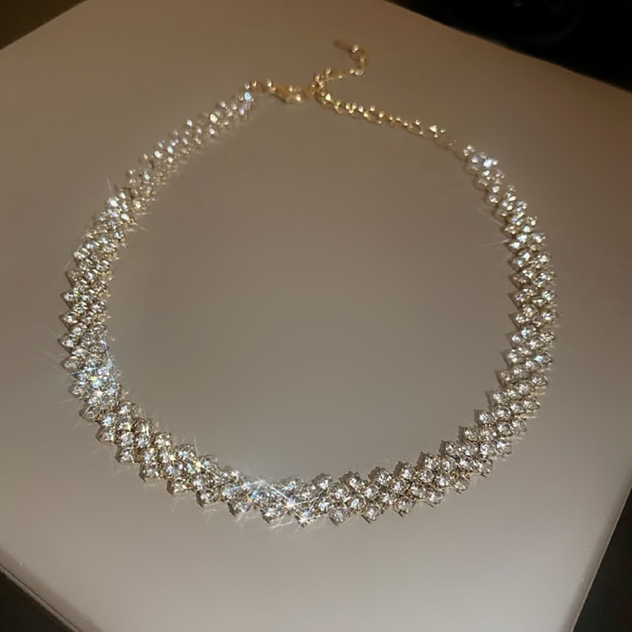 Diamond choker necklace 
