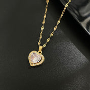 Diamond heart necklace