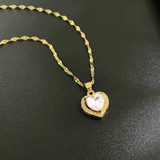 Diamond heart necklace