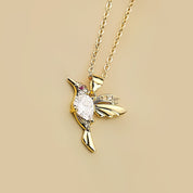 Hummingbird necklace