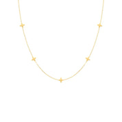 Multi star necklace