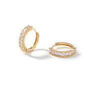 Diamond Hoop Earrings