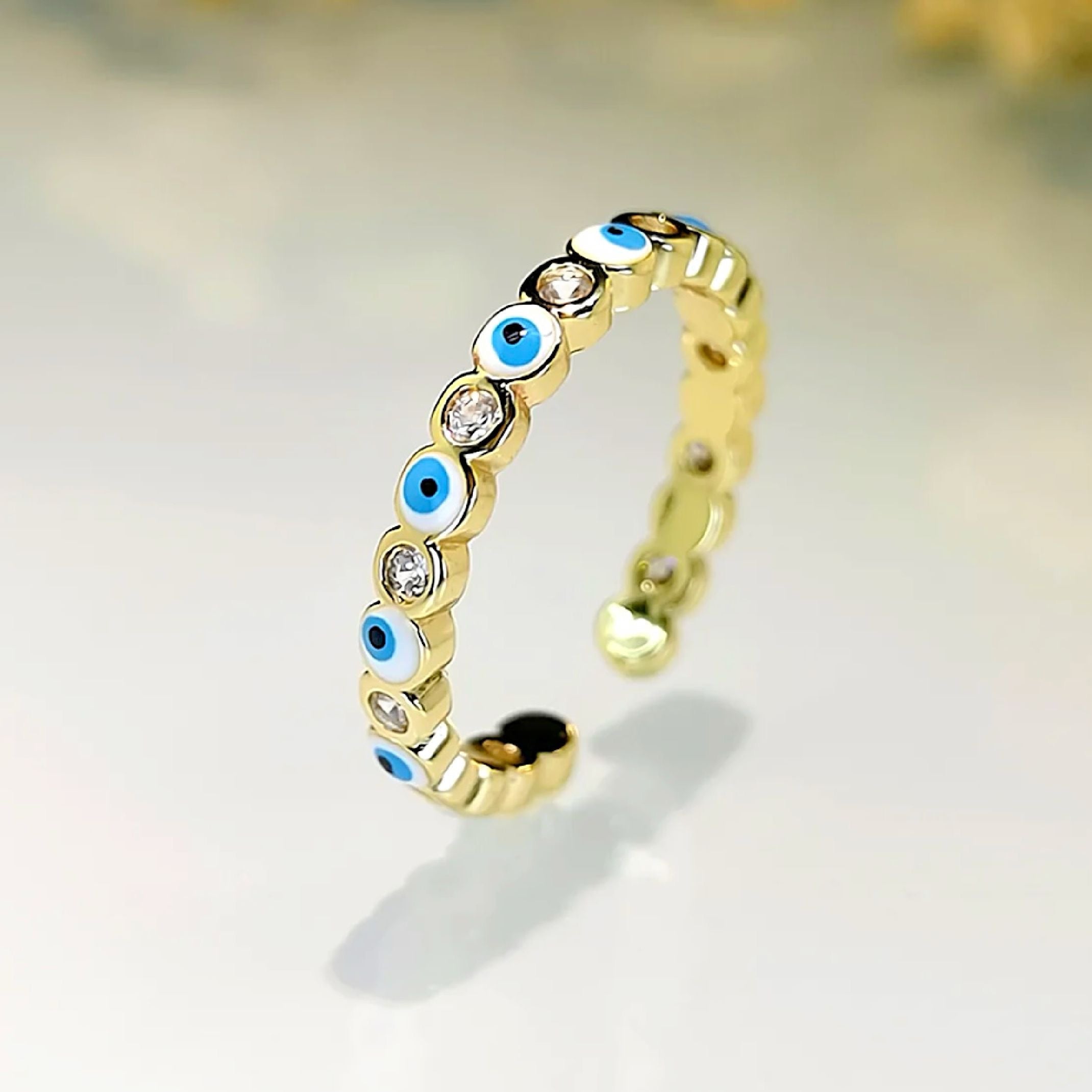 Evil eye ring