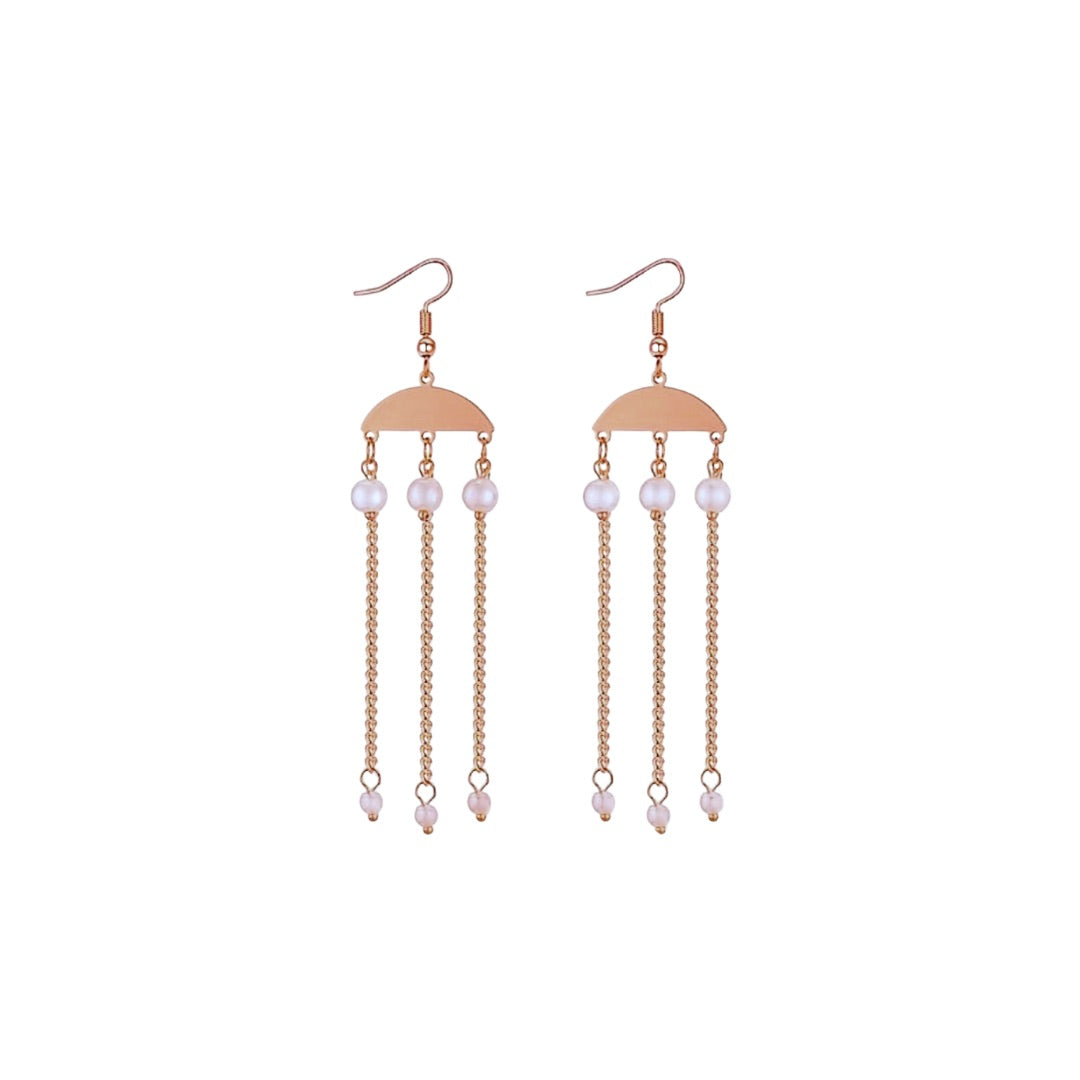 Pearl Chandelier Earrings