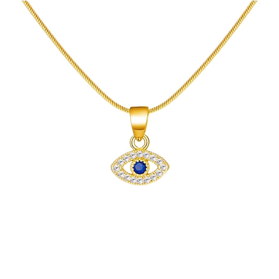 Evil eye pendant necklace