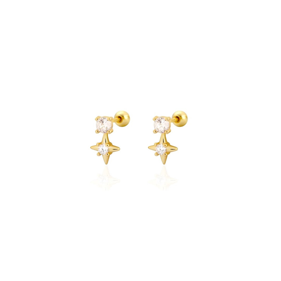 Sparkling Star Earrings