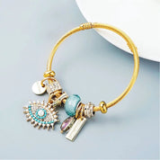 Eye charm bracelet
