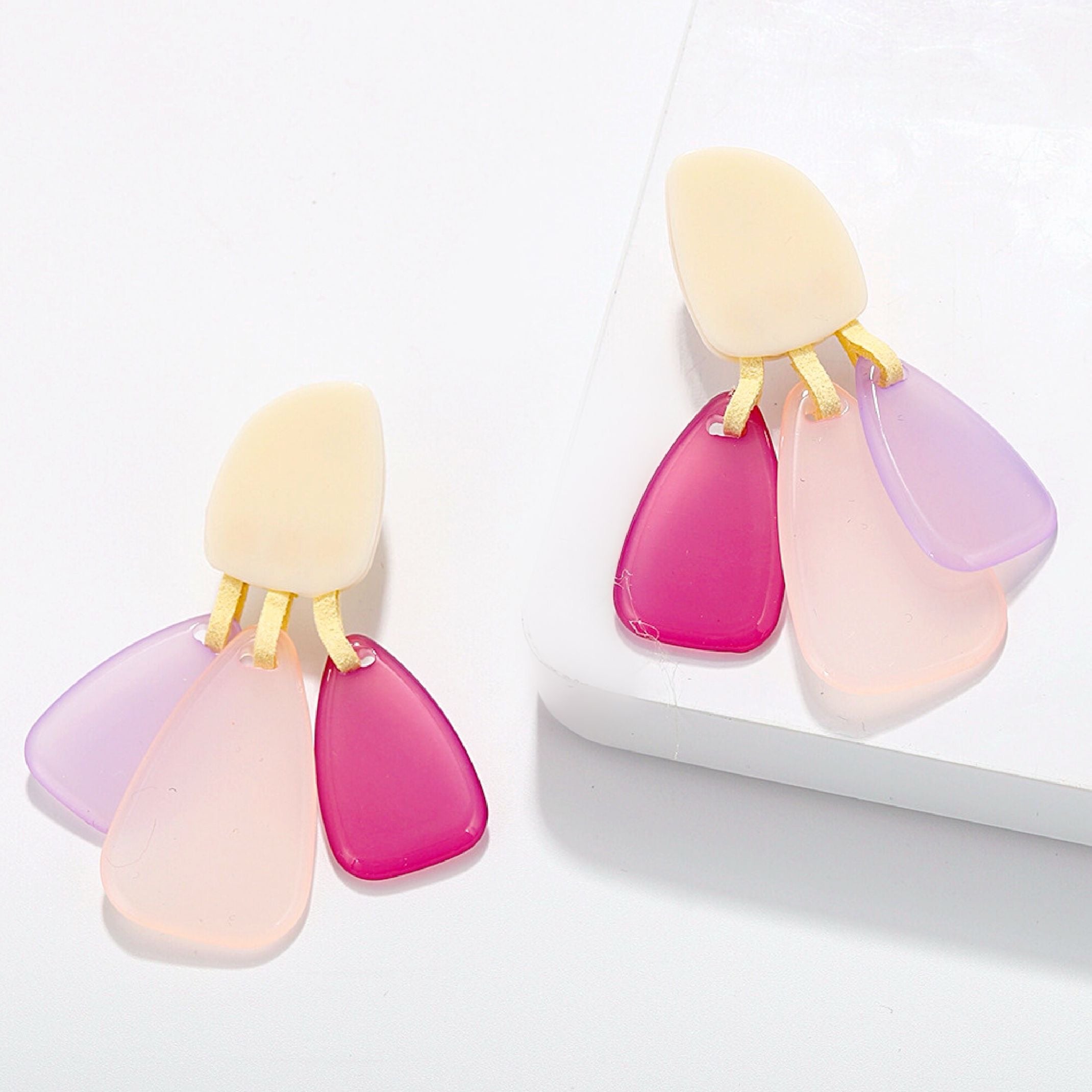 Pink earrings 