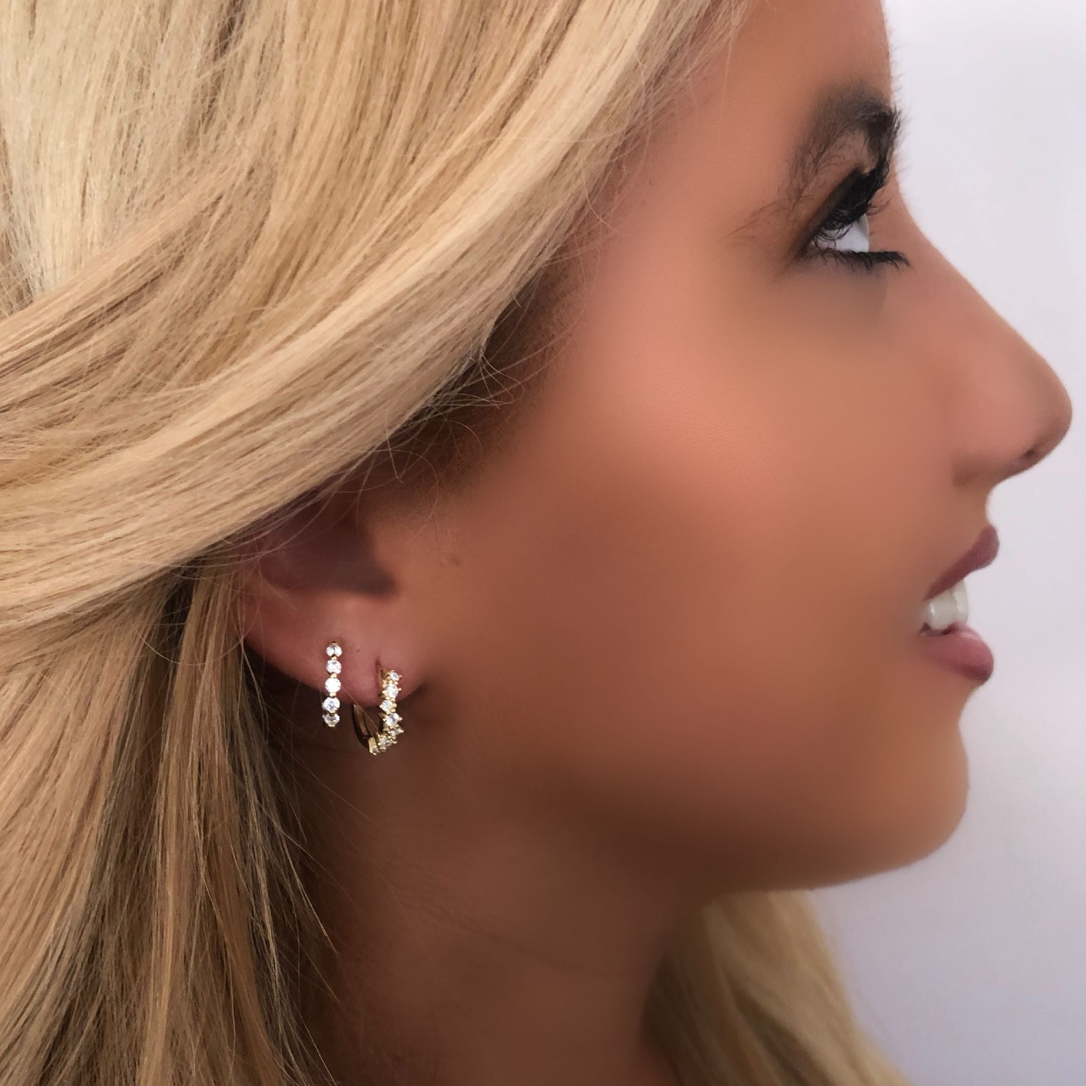 Gorge Malorge Crystal Earring Stack 