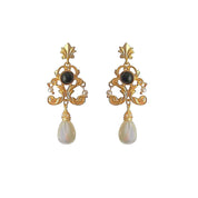 Vintage pearl earrings