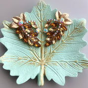 Autumn leaves earrings