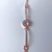 Rose gold diamond bracelet 