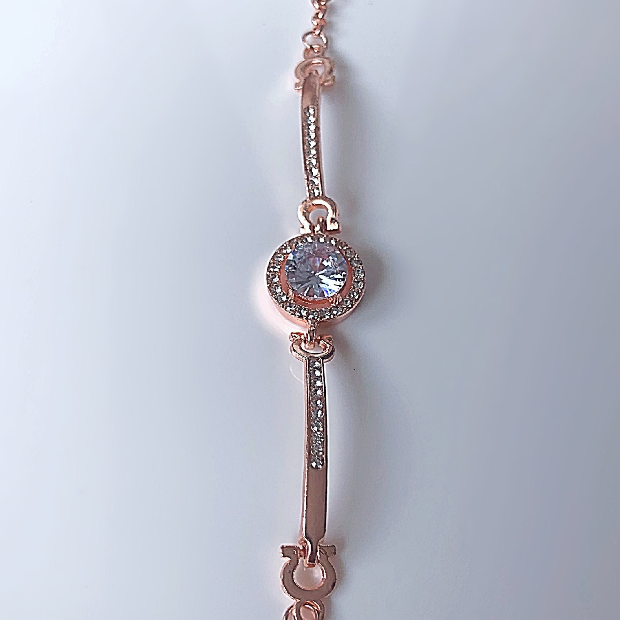 Rose gold diamond bracelet 