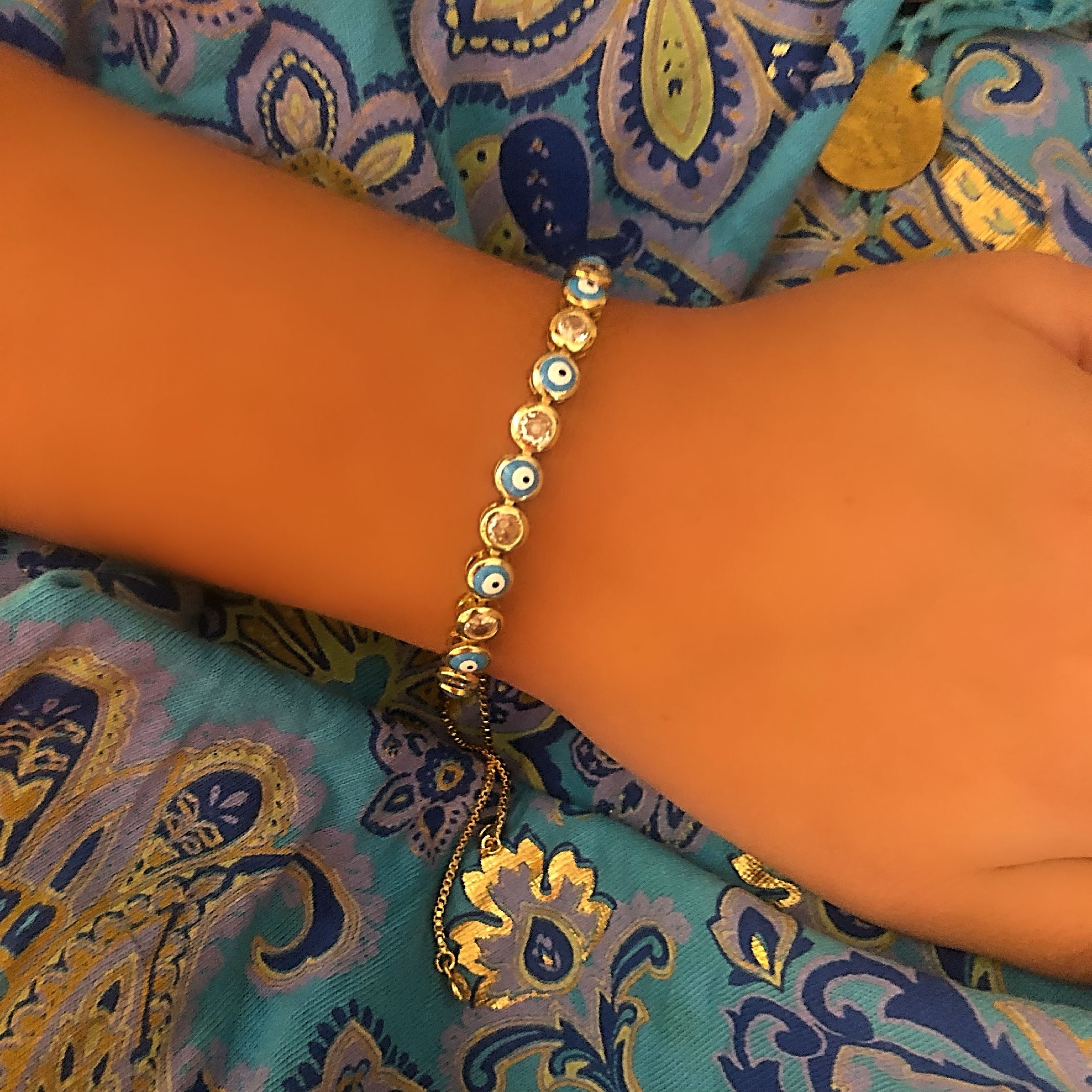 Evil eye bracelet