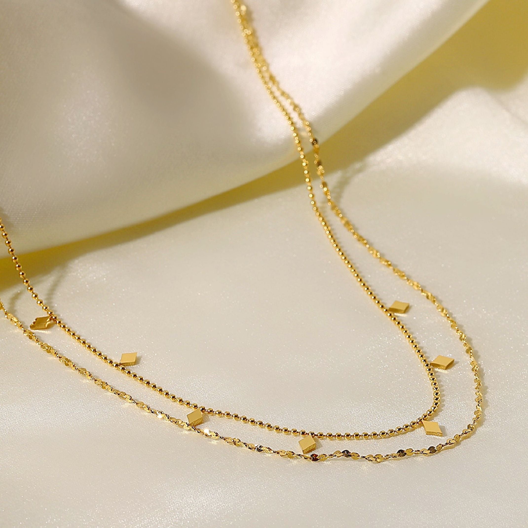 18K Gold Layered Necklace