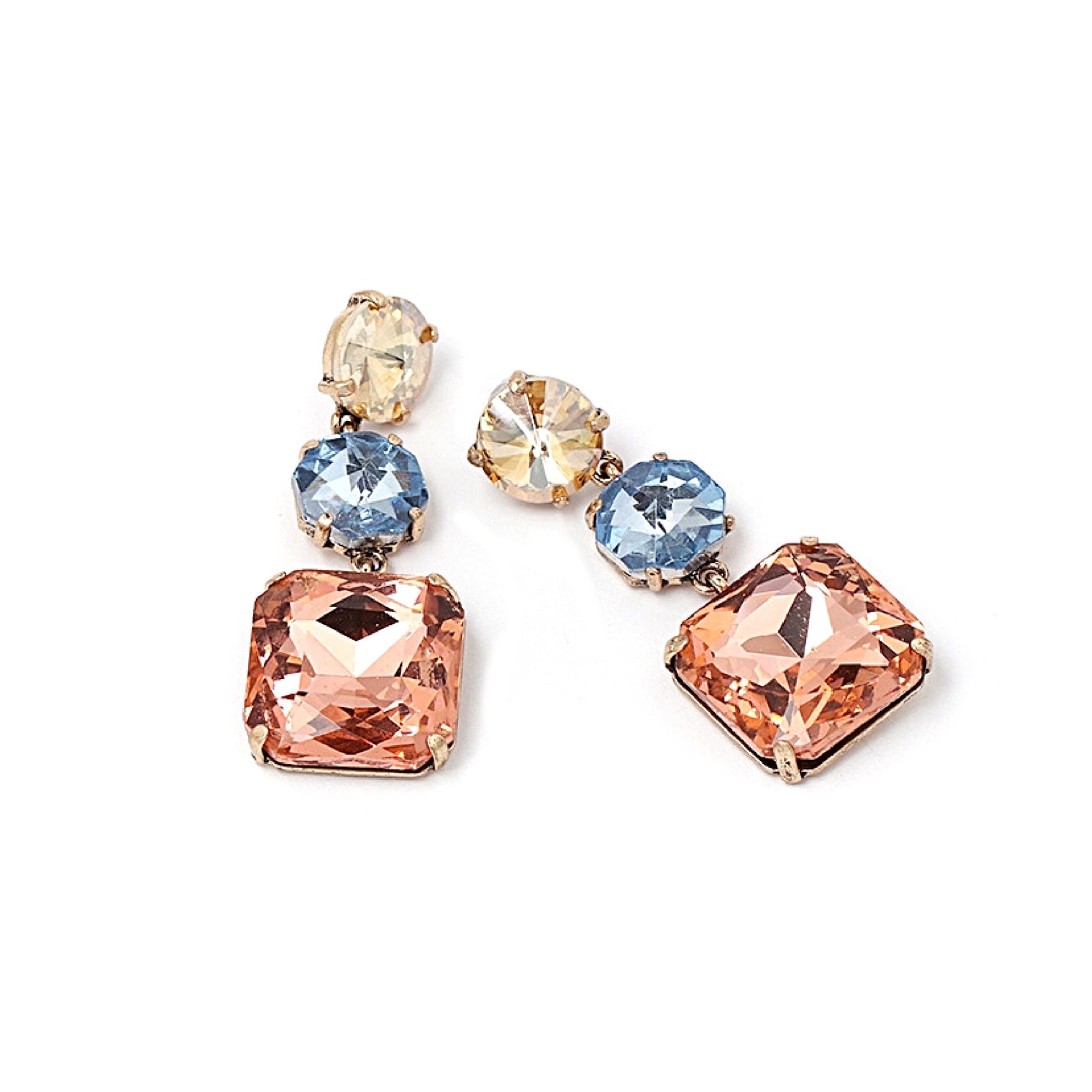 Sunset jewel earrings
