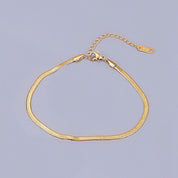 18k gold snakeskin bracelet