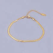 18k gold snakeskin bracelet 