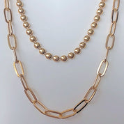 Double layer necklace 