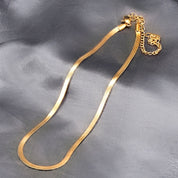 18K gold snakeskin chain