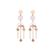 Geo chandelier earrings