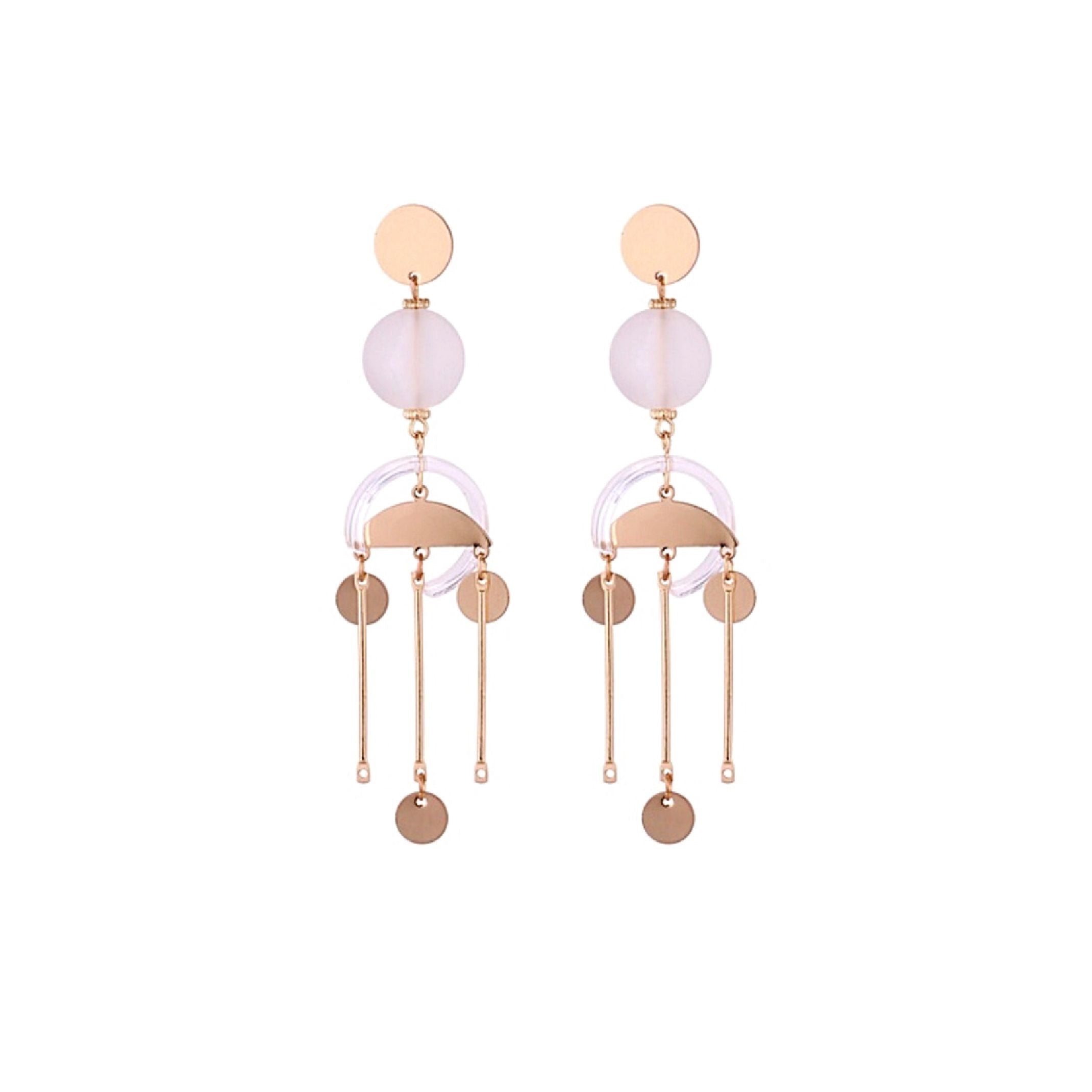 Geo chandelier earrings 