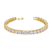 Deluxe tennis bracelet with 5mm stones