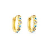 Evil eye earrings