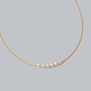 18K Gold Pearl Necklace