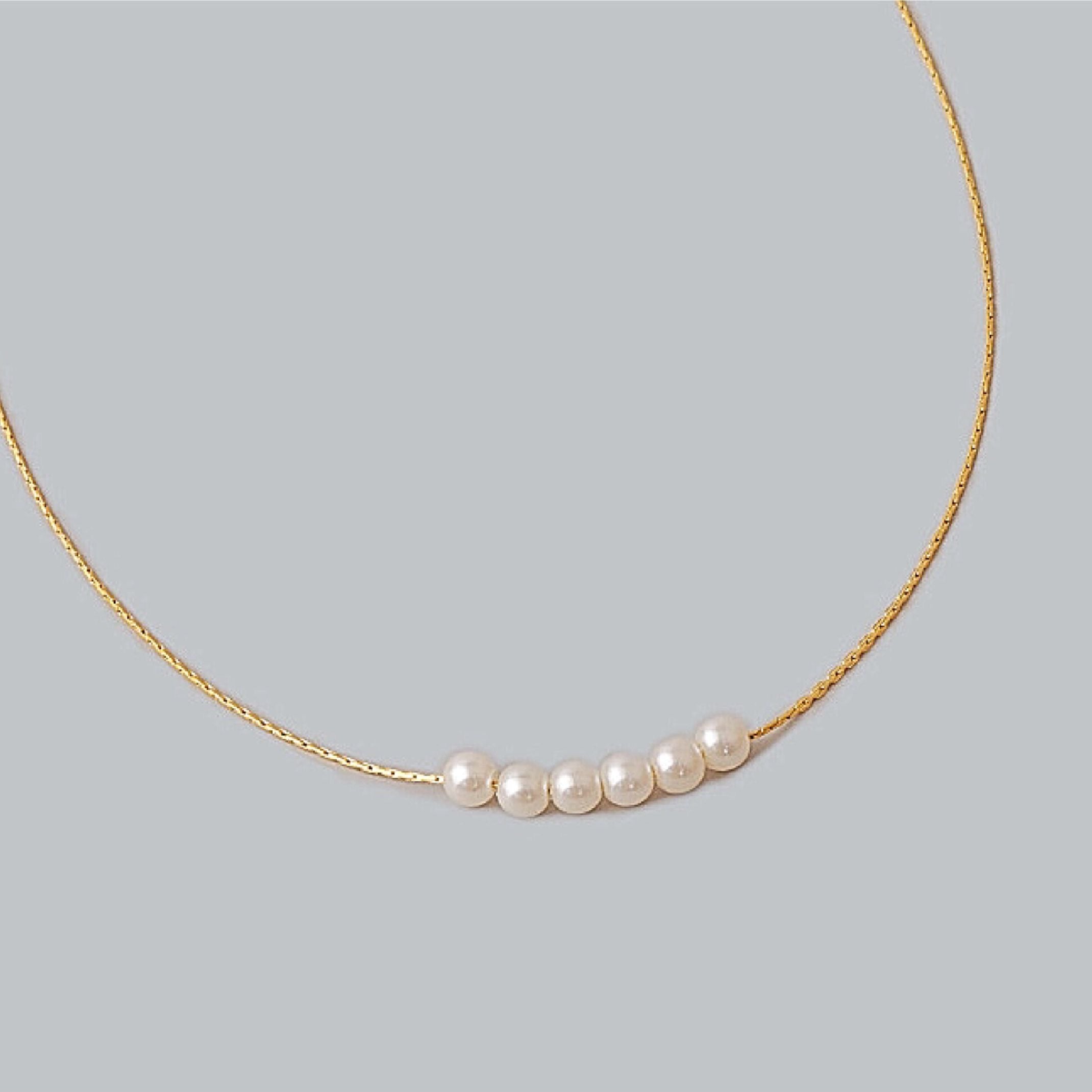 18K Gold Pearl Necklace