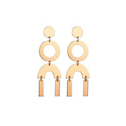 Mirrored geo earrings 