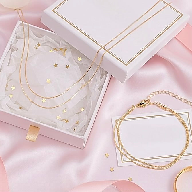 Double Gold Jewellery Set