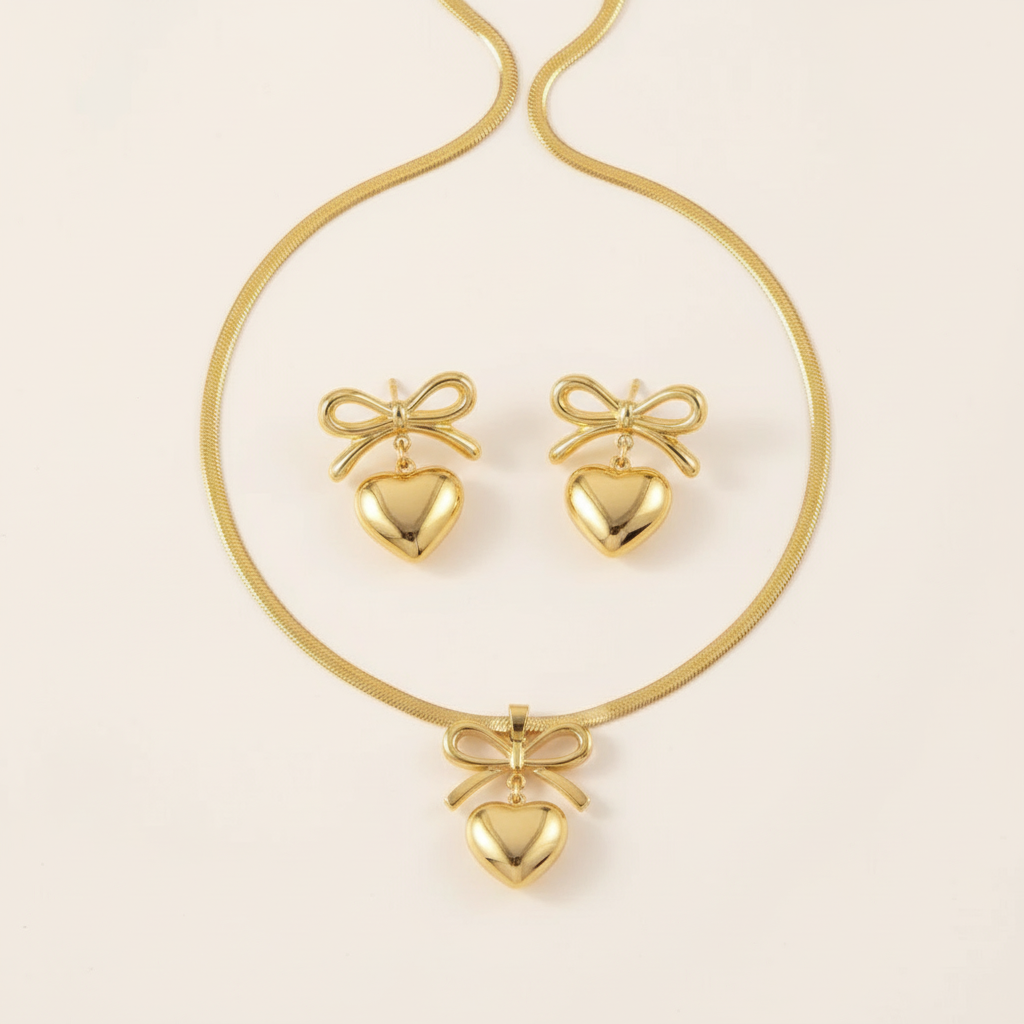 Bow Heart Set