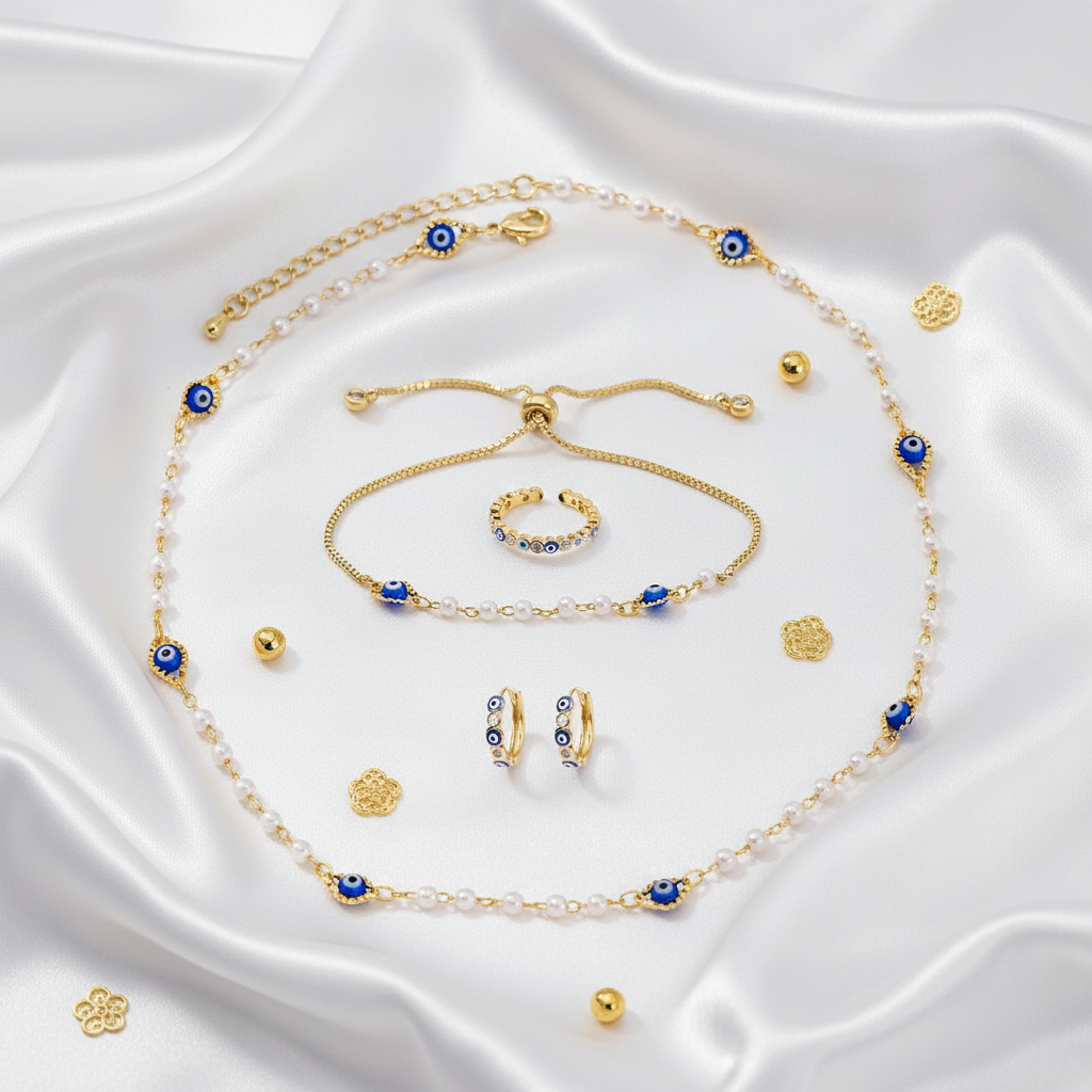 Evil Eye Jewellery Set