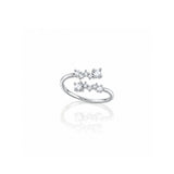 CZ Crystal Cluster Ring | Silver