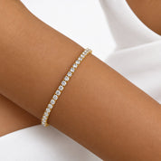 Dainty Crystal Tennis Bracelet