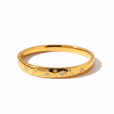 Stardust Bangle Bracelet | Gold & Crystal