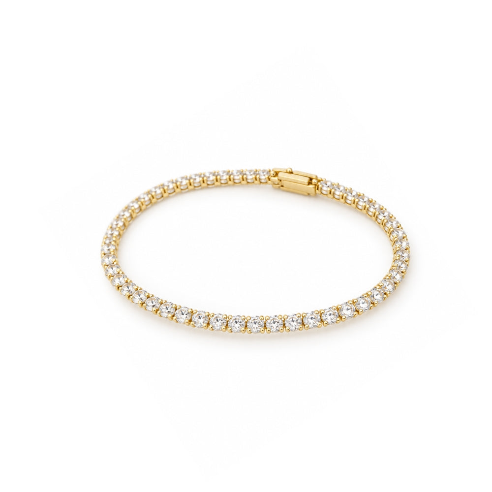 Dainty Crystal Tennis Bracelet