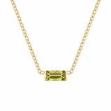 August Birthstone Necklace – Peridot