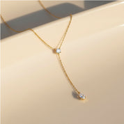 Diamond Duo Y-Necklace