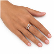 CZ Crystal Cluster Ring | Silver