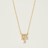 Baguette Crystal Drop Necklace